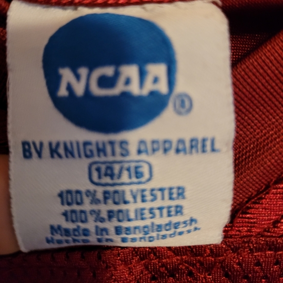 Razorback Arkansas Red Jersey with Number 8 - Picture 2 of 4